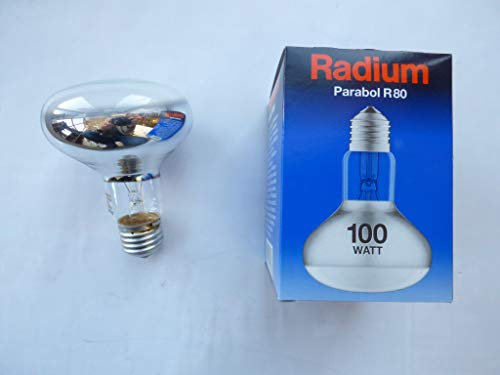 Radium Reflektorlampe E27, R80, 100W, 80°