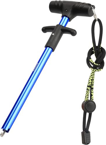 Booms Fishing R02 Hook Remover Aluminium Squeeze-Out Fish Hook Tools 10 Inches Blue