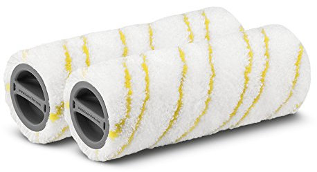 Jeu de rouleaux jaunes pour nettoyeur de sols Kärcher modèle FC5