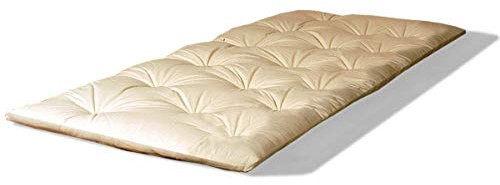 Futon Shiatsu oder Shiatzu Matratze 80x200, aus 100% Reiner Baumwolle, ca. 4-5 cm hoch, faltbares Futon, auch für Massage, Yoga oder Camping. + Transportbeutel Fuer Futon Shiatsu