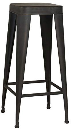 Marke Laursen Hocker Barhocker aus Metall, Industrial