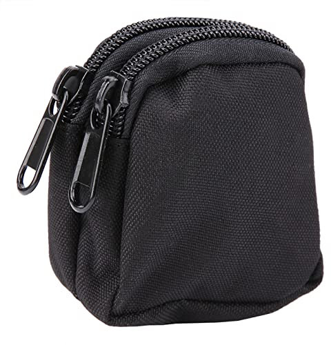 Taktische Hängende Tasche Sport Mini wasserdichte Nylon Gürteltasche Tragbare Aufbewahrungstasche(Schwatz)