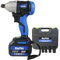 Cordless Impact Wrench with 6.0Ah Li-ion Battery 18V Cordless Electric Driver 1/2 Front LED Light Powerful Wheel Wrench Gun Strong Torque 420Nm 3200RPM, Charger & Power Tool Bag Included