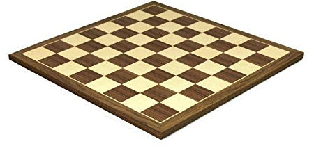 Chessgammon Tablero de ajedrez de Madera Nogal y Arce - 18 Pulgada