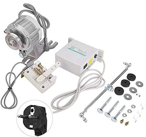A sixx Nähmaschinen-Motor, industrieller Nähmaschinen-Motor, bürstenlos, energiesparend, 550 W, 0~5500 U/min (EU-Stecker/220 V)