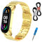 MIJOBS Armband für Xiaomi Mi Band 6 & Xiaomi Mi Band 5 Metallarmband Xiaomi Band 4 & Xiaomi Band 3 Edelstahl Armbänder Ersatz Armbänder Kompatibel mit Xiaomi Band 6/5/4/3 Metallarmband