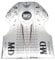 MHD Nail Art Form Sticker Self Adhesive Extension Guide Acrylic UV Tips Silver Style (100 Nail Forms)