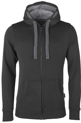 HRM Herren Jas M Kapuzenpullover, Dunkelgrau, 6XL