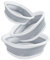 Lavabo plegable multiusos plegable ligero y portátil, lavabo plegable para camping y fregaderos de caravana (juego de 3, S, M, L)