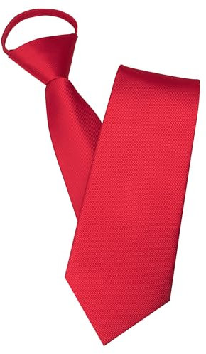 JEMYGINS Krawatte Herren mit Gummizug - Bereits Gebundene Krawatte Hochzeit Schlips