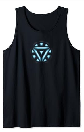 Marvel Studios Iron Man Tony Stark Arc Reactor Tank Top
