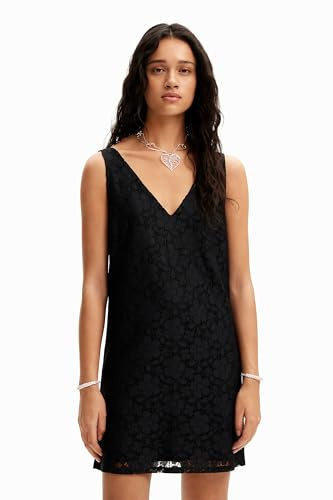 Desigual Damen Vest_lace Dress