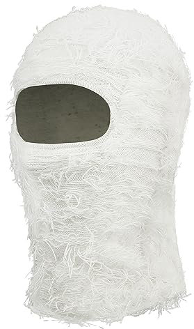 CLAPE Distressed Sturmhaube Gesichtsmaske für Damen und Herren Classic Yeat Balaclava Winter Ski Maske Warm Atmungsaktiv Motorradmaske