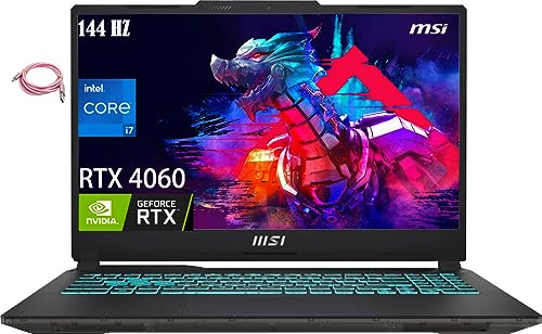 MSI 2023 Cyborg Gaming Laptop, 15.6 FHD 144Hz FHD IPS-Type Display, NVIDIA GeForce RTX 4060,Intel Core i7-12650H, 64GB DDR5, 2TB PCIe SSD, Wi-Fi 6, Windows 11 Home, Backlit Keyboard, Black/OLY