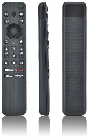 JISOWA Replacement Voice Remote Control Universal for Sony Bravia Smart TV All 4K 8K XR KD A75K A80K A80CK A83K A84K A90K A95K X72K X73K X80K X81K X82K X85K X85TK X89K X90K X94K X95K Z9K Series Models