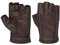 Stetson Lamb Nappa Racing Lederhandschuhe Fingerlose Handschuhe Damen/Herren - Made in Italy Frühling-Sommer - 9 1/2 HS braun