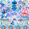 Décoration Anniversaire Stitc 8 Ans, Ballon Anniversaire Stitc Fille, Stitc Anniversaire Vaisselle Kit, Stitc Deco Gateau, Toile De Fond Stitc Et Angel, Nappe Stitc Et Angel, Assiette Et Gobelet Stitc