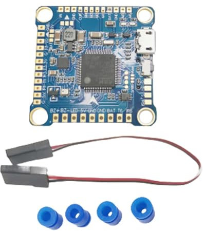 Mwwvzefl Betaflight F4 V3S Plus Flugsteuerung (F405) OSD 2-6S Eingebautes Barometer für RC FPV Racing Drone Quadcopter