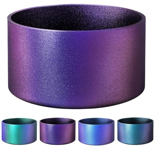 runrayay Chameleon Gradient Matte Luster Silicone Boot, Compatible avec Stanley Quencher Tumbler 20-40Oz et 12-24Oz Water Bottles with 2.8-3In Base, Purple