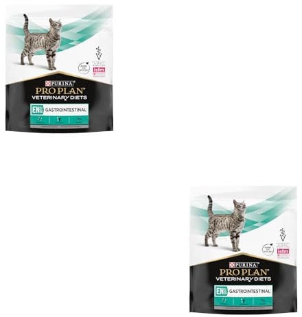 Purina PRO PLAN Veterinary Diets EN Gastrointestinal | Doppelpack | 2 x 400 g | Diätalleinfuttermittel für Katzen und Kätzchen | Kann helfen bei Resorptionsstörungen des Darms