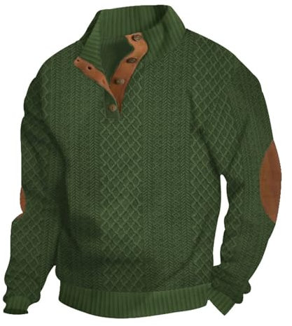 JUZILO -Artikel Herren Pullover Strick Kapuzenshirt Mit Reißverschluss Jogginganzug Vintage Black Friday s 2024 für Teens