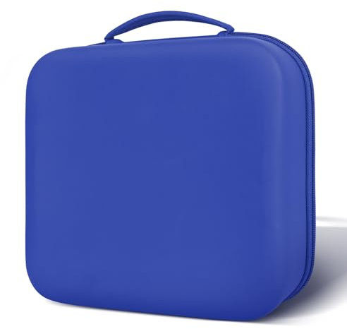 Linkidea Electric Lunch Box Carrying Case Compatible with Crock Pot, DUPASU, Aotto, LUNCHEAZE, Hard Shell Heated Lunch Box Bag with Space for Cable (Blue)