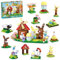 12 Stück Osterhasen Party Geschenk für Kinder, 12 in 1 Osterhasen Bausteine Spielzeug, Ostereiern Bausteine Bausatz Set, Valentinstag Oster Geschenke für Jungen Mädchen und Erwachsene