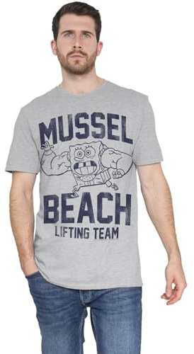 Spongebob Squarepants Spongebob Mussle Beach Lifting Team Unisex T Shirt