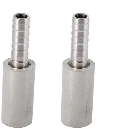 ATUMY Heimbrau-Sets Druckminderer 2X, 0,5 Diffusionsstein Stahl Bier Kohlensäure Belüftung für Fassbier Wein Werkzeuge Bar Zubehör