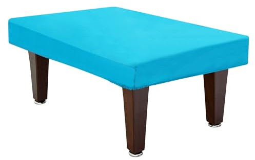 YELARXI Billiard Pool Table Cover Billiards Accessories, 7 Feet Oxford Waterproof Dustproof Fit for Protecting Pool Table Outdoor Indoor Home Club Bar (Blue)