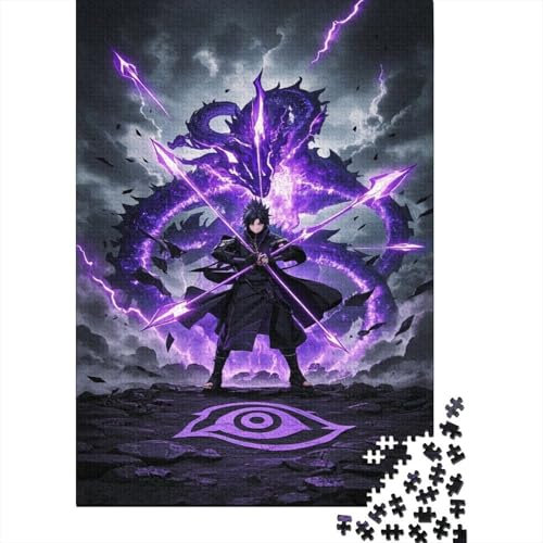 Naruto 1000-Puzzleteile Familienspaß PuzzleKann Stress Lindern1000-Geschenke Für Erwachsene100% RecyclingkartonGeeignet Für Erwachsene Und Kinder 1000pcs (75x50cm)