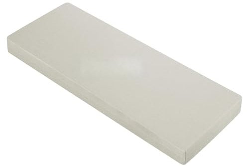 OutStep Bankkissen aus Leinen, verstärkte, atmungsaktive Sitzkissen für den Innenbereich, hochdichte Bankauflage mit Rutschfester Unterseite (beige, 100x40x5 cm)