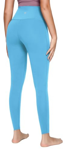 QUEENIEKE Damen Sport Leggings Hohe Taille Blickdicht Yoga Leggins Sporthose Bauch-Straffung Workout Gym Yogahose - 68 cm