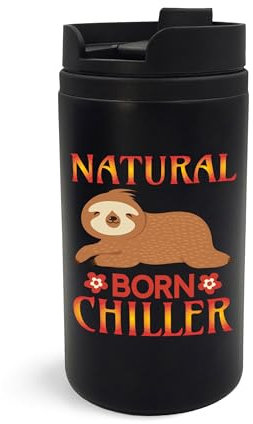 Sloth Way of Life Natural Born Chiller Travel Mug, Travel Tumbler, Insulated Coffee Cup, Portable Mug