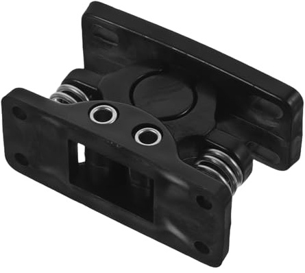COHEALI Heavy Duty Door Latch Spring Catch Gate Latch for Wooden Fence | Kitchen Cabinets Sliding Barn Doors and Gates Door Keeper Black