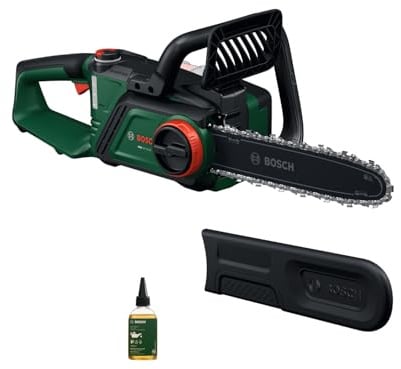 Bosch Sega a catena a batteria PKE18V-30-28 senza batt./caric. | tecnologia OptiCut, Peso: 3,9 kg, velocità della catena: 9 m/s