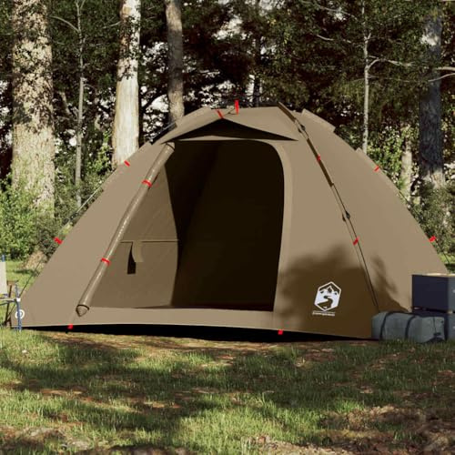 Angelzelt Personen Olivgrün Quick Release Campingzelt mit PU-Beschichtung xx cm Wasserdichtes Pop Up Zelt mit Stromanschluss und Tragetasche für Outdoor und Angeln