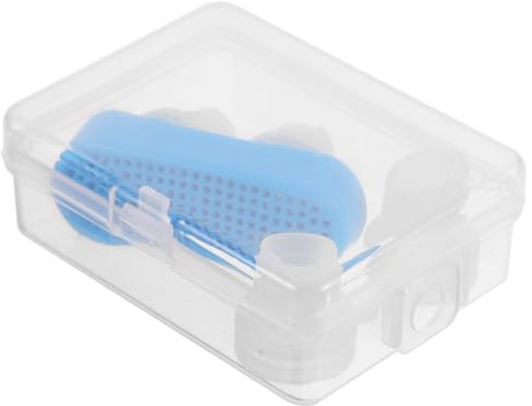 Dispositivo Nasale a Forma di Rana Blu per Sonno e Uso Notturno | Abs, Silicone e Carbone Attivo, Portatile Riutilizzabile, per Vie Respiratorie e Respiratori Orali