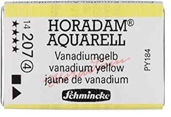 Schmincke HORADAM AQUARELL Vanadiumgelb, 14 207 043, 1/1 Näpfchen