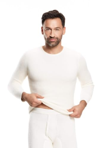 Medima Herren Hemd Langarm - Angora 100 Weiss L
