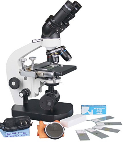 Radical 2000 x Binocular Biología Médica compuesto Vet Taladro batería LED Microscopio W 3d XY etapa 100 x ACEITE