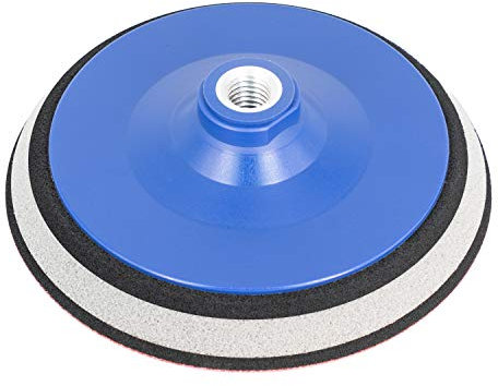 Plateau de polissage Ø 180 mm - Plateau de poncage doux pour Meuleuse d'angle avec Filetage 5/8 pour disques abrasifs auto-agrippant - tous les Diamètres disponibles - DFS