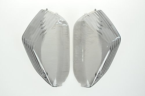 Topzone Moto Blinker Turn Signals rauchgrau Lens für Kawasaki 2006-2007 Ninja ZX-10R, 2006-2010 Ninja ZX-14R, 2008-2010 Concours 14