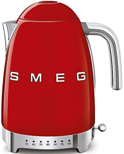 Smeg 50's Retro KLF04RDUK Kettle with Temperature Selector - Red