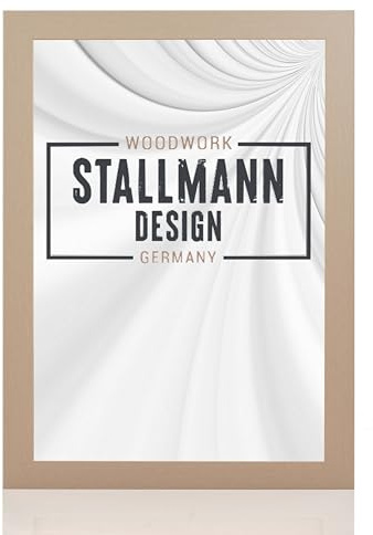 Stallmann Design 'New Modern' Bilderrahmen 29,7 x 42 cm (DIN A3) | Farbe: Grau | eleganter Frame für Ihre Fotos und Motive