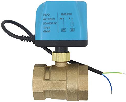 2 Drähte NC - 2 wege motorkugelhahn 230v ventil elektrisch kugelventil elektrisch 220v - zwei wege motorventil 1/2 3/4 1 1-1/4 1-1/2 2 zoll (DN15-1/2 zoll)