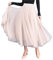 Carolilly Damen Tutu Tüllrock Langer Mesh Rock Knielang Elegante Tüll Röcke für Hochzeit, Einheitsgröße, Beige