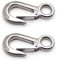 POFET 2 ganci di sollevamento Heavy Duty American Cargo Hook 0,2T-304 in acciaio inox, grande occhiello con fermo, carico di lavoro 300 kg