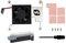 Waveshare Low-Profile CPU Cooling Fan for Raspberry Pi 4B/3B+/3B with Aluminum Alloy Bracket Include GPIO Adapter