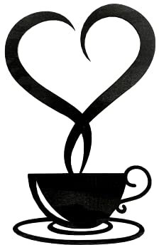Pet-Jos Wall Decoration Wooden Coffee Cup Ornaments - Minimalist Shop Wall Art Hanging Decoration